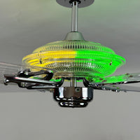 Delray™ Neon Ceiling Fan (Lemon Lime)
