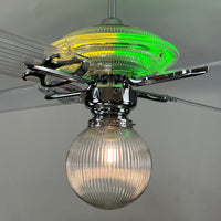Delray™ Neon Ceiling Fan (Lemon Lime)
