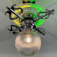 Delray™ Neon Ceiling Fan (Lemon Lime)