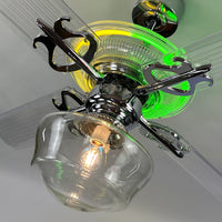 Delray™ Neon Ceiling Fan (Lemon Lime)