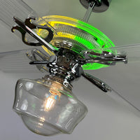 Delray™ Neon Ceiling Fan (Lemon Lime)