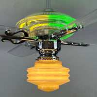Delray™ Neon Ceiling Fan (Lemon Lime)