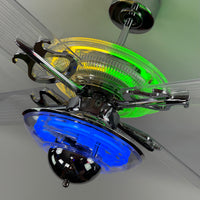Delray™ Neon Ceiling Fan (Lemon Lime)