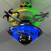 Delray™ Neon Ceiling Fan (Lemon Lime)