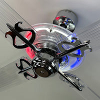 Delray™ Barbershop Edition Neon Ceiling Fan