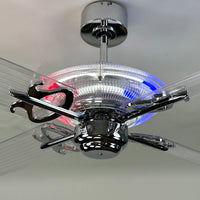 Delray™ Barbershop Edition Neon Ceiling Fan