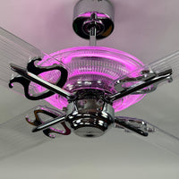 Delray™ Neon Ceiling Fan (Bubblegum)
