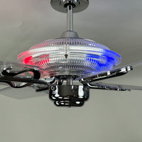 Delray™ Barbershop Edition Neon Ceiling Fan
